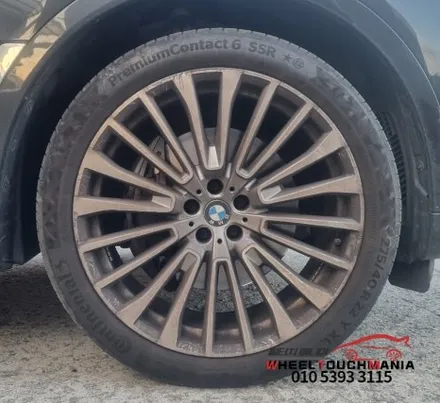 양주시 거래처 공업사 BMW X7 22인치 순정휠복원[양주휠복원][양주휠수리][BMW X7순정휠복원][다이아몬드컷팅][포천휠복원] / 포천시 가산면