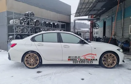 휠터치매니아 [ BMW 340i 19인치 순정휠 복원후기] 휠용접 휠수리 휠복원 휠도색 전문 업체 / 포천시 가산면