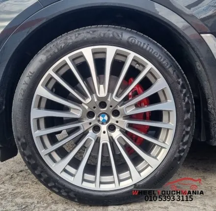 양주시 거래처 공업사 BMW X7 22인치 순정휠복원[양주휠복원][양주휠수리][BMW X7순정휠복원][다이아몬드컷팅][포천휠복원] / 포천시 가산면