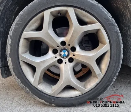 BMW X6 20인치 실버 순정휠 박리후 블랙유광 도장복원 작업: 포천휠도색복원 휠터치매니아 / 포천시 가산면