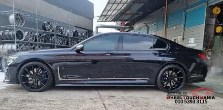 보센 VOSSEN cvt 22인치 굴절복원 작업 및 블랙유광 도장복원: 포천휠복원 휠터치매니아 / 포천시 가산면