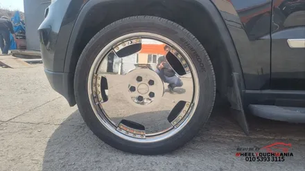 JEEP 22인치 콰트로 3피스 크롬휠 박리작업후 스퍼터링 크롬도장작업[포천휠수리][포천크롬휠복원][크롬휠박리][3피스크롬휠복원] / 포천시 가산면