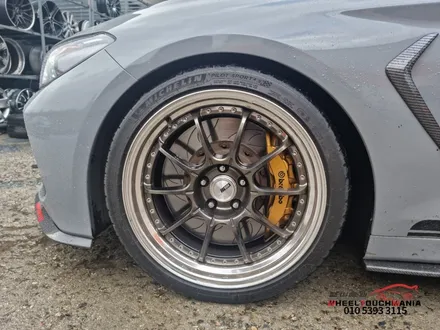 제네시스 G70에 장착한 SSR SP5 3피스 단조휠 림폴리싱 스포크 블랙도장 복원작업[의정부휠복원][3피스휠복원][단조휠복원][폴리싱] / 포천시 가산면