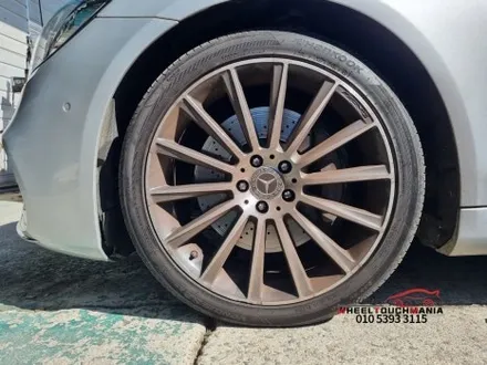 휠터치매니아 [ 벤츠 S350 20인치 순정휠 복원 ] 휠용접 휠수리 휠복원 휠도색 전문 업체 / 포천시 가산면
