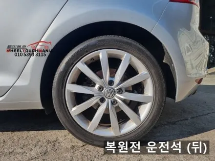 휠터치매니아 [ 폭스바겐 골프 17인치 순정휠 복원 ] 휠용접 휠수리 휠복원 휠도색 전문 업체 / 포천시 가산면