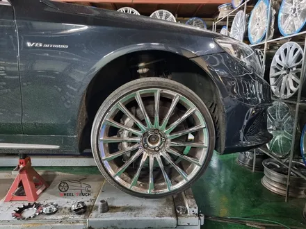 [휠터치] 벤츠 S6 AMG 22인치 휠굴절/휠크랙/휠복원/휠수리_의정부, 동두천, 포천, 양주, 남양주 / 포천시 가산면