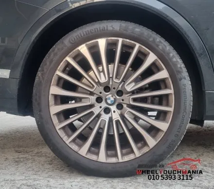 양주시 거래처 공업사 BMW X7 22인치 순정휠복원[양주휠복원][양주휠수리][BMW X7순정휠복원][다이아몬드컷팅][포천휠복원] / 포천시 가산면