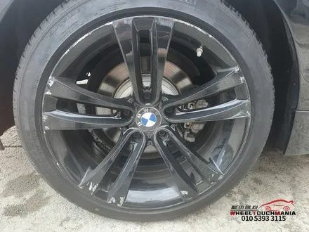 의정부 BMW 520D스포츠 18인치 유광블랙 복원작업[의정부휠도색][의정부휠복원][의정부휠수리][의정부휠용접][의정부휠굴절] / 포천시 가산면