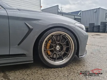 제네시스 G70에 장착한 SSR SP5 3피스 단조휠 림폴리싱 스포크 블랙도장 복원작업[의정부휠복원][3피스휠복원][단조휠복원][폴리싱] / 포천시 가산면