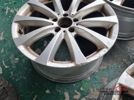포천 벤츠 S500[W221] 18인치 순정휠 실버도장복원[포천휠수리][포천휠복원][벤츠휠복원][포천휠도장][알미늄휠용접복원] / 포천시 가산면