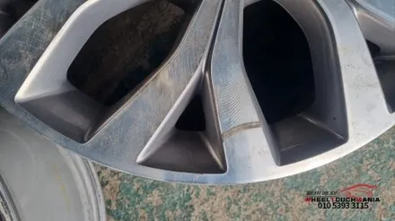 레인지로버 21인치 순정휠복원/타이어교체 :포천 휠복원 휠터치매니아 후기 / 포천시 가산면
