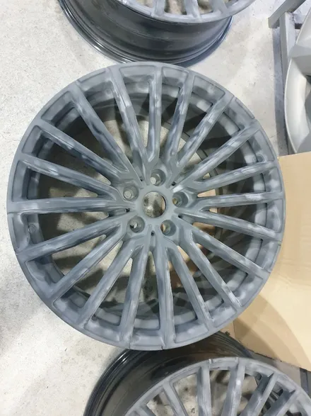 20인치 BMW순정휠 크롬 도장 과정 / 포천시 가산면