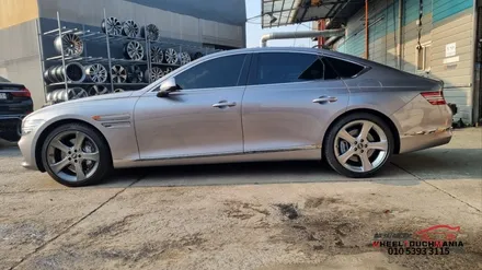 제네시스G80 20인치 순정휠 복원: 양주휠복원,포천휠복원 휠터치매니아 / 포천시 가산면