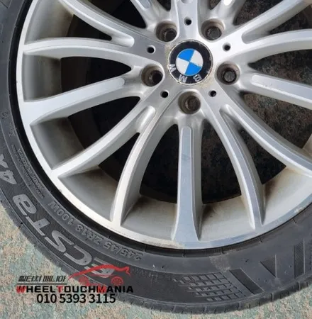 휠터치매니아 [ BMW 520D 18인치 순정휠 복원작업후기 ] 휠용접 휠수리 휠복원 휠도색 전문 업체 / 포천시 가산면