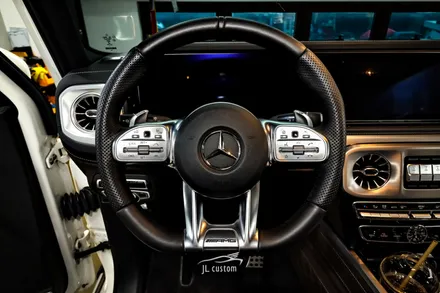 하남 초이로 /  어질리티 셀렉트 카본 스티어링 휠 교체 / 벤츠 / G-클래스(G바겐) G63 AMG