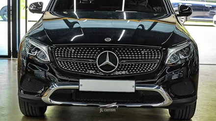 벤츠 GLC 확실한 드레스업 효과! 다이아몬드 그릴 교체 시공 / 하남, 강동, 송파