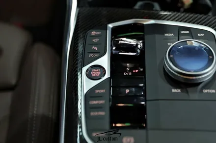 BMW 튜닝 3시리즈 통풍시트, 크리스탈 기어봉, 회오리 풀커버, 스피커 교체 시공 / 하남, 강동, 송파