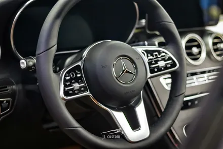 벤츠 GLC 43 AMG 스티어링 휠 / 순정 통풍시트 시공. / 제이엘커스텀 / 하남, 강동, 송파