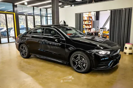 벤츠 CLA 250 실내 편의 옵션의 정석. 순정형 통풍시트 시공 / 제이엘커스 / 하남, 강동, 송파