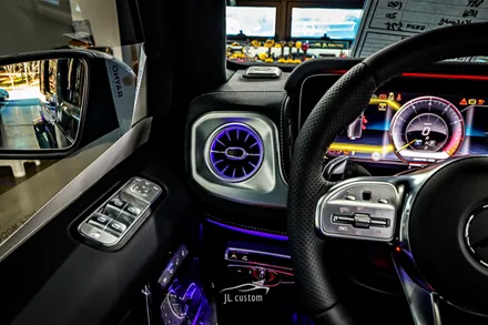 벤츠 G 바겐 63AMG 편의 옵션 튜닝 ! /통풍시트 / 요추 지지대(럼보 서포트) / 전동 사이드스텝 / 송풍구 앰비언트 / 경기도 하남 제이엘커스텀 / 하남, 강동, 송파