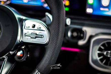 하남 초이로 /  어질리티 셀렉트 카본 스티어링 휠 교체 / 벤츠 / G-클래스(G바겐) G63 AMG