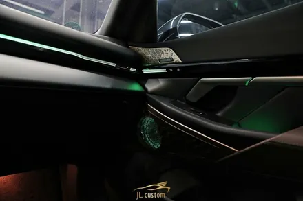 신형 5시리즈 아이코닉 글로우 회오리 풀커버 BMW G60 시공 / 하남, 강동, 송파