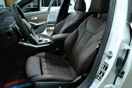BMW 튜닝 3시리즈 통풍시트, 크리스탈 기어봉, 회오리 풀커버, 스피커 교체 시공 / 하남, 강동, 송파