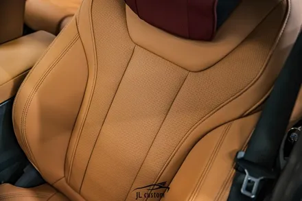 BMW 튜닝샵 3시리즈 통풍시트 회오리 풀커버 시공 결과 / 하남, 강동, 송파