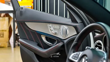 벤츠 C43 AMG 순정형 통풍시트 와 R버튼 동시 활성화 ! / 경기도 하남 제이엘커스텀 / 하남, 강동, 송파