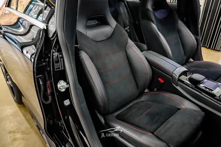 벤츠 CLA 250 실내 편의 옵션의 정석. 순정형 통풍시트 시공 / 제이엘커스 / 하남, 강동, 송파