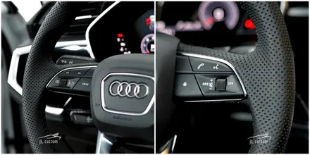 아우디 Q3 TDI 손 시려운 드라이빙은 이제 그만! 핸들 열선 시공 / 제이엘커스텀 / 하남, 강동, 송파