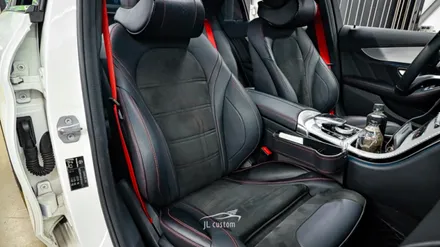 벤츠 C43 AMG 순정형 통풍시트 와 R버튼 동시 활성화 ! / 경기도 하남 제이엘커스텀 / 하남, 강동, 송파