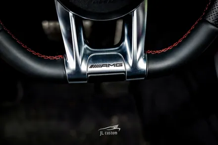 벤츠 CLS 450 AMG 스티어링 휠 교체 시공 / R버튼 활성화 / 제이엘커스텀 / 하남, 강동, 송파