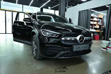 벤츠 통풍시트 GLA 수동시트 순정형 시공 결과 / 하남, 강동, 송파