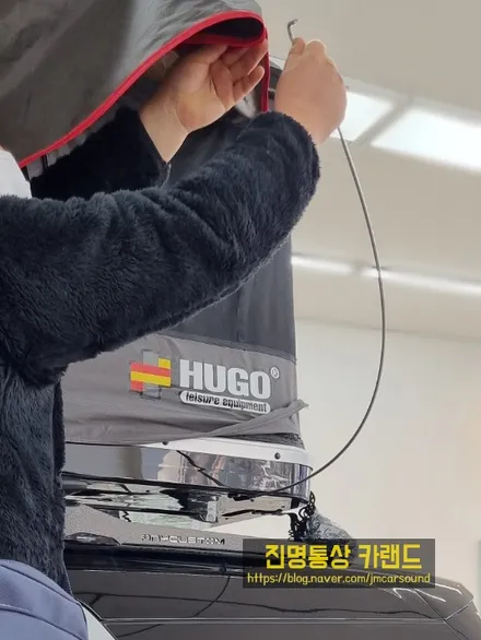 차량연결텐트, 루프탑텐트설치, 루프탑설치, 자동차루프탑, 하드탑텐트, 2021카니발하이리무진 (캠프800, 2인용)