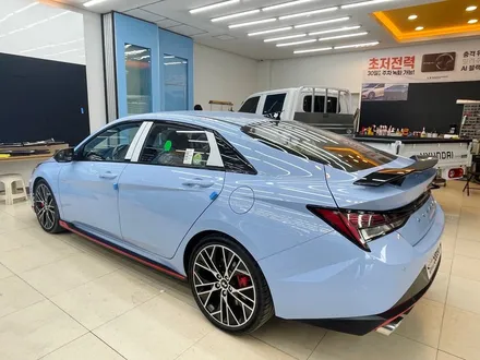 부산 아반떼N 레인보우 i90 + V90 썬팅 전문 덕천 카랜드