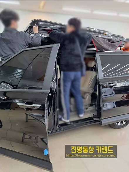 차량연결텐트, 루프탑텐트설치, 루프탑설치, 자동차루프탑, 하드탑텐트, 2021카니발하이리무진 (캠프800, 2인용)