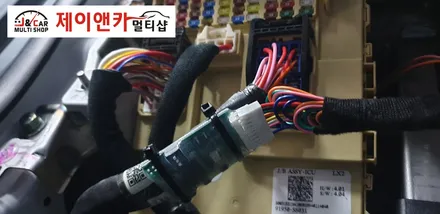 팰리세이드 전면/측후방 나노썬팅 이지엘이디 스마트통합모듈 장착 / 안산 단원구 초지동