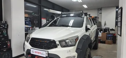 코란도스포츠 나노필름 이지스GR 그린반사 썬팅 / 안산 단원구 초지동