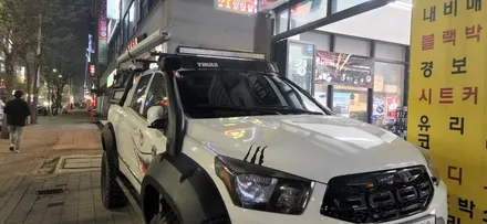 코란도스포츠 나노필름 이지스GR 그린반사 썬팅 / 안산 단원구 초지동
