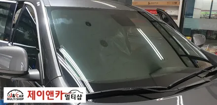 QM6 신차 레이블럭 반반사  블레스 썬팅/파인뷰 LX2000 블랙박스 장착 / 안산 단원구 초지동
