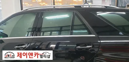 벤츠ML350 레이블럭 블레스 반반사썬팅/LX2000 블랙박스 장착 / 안산 단원구 초지동