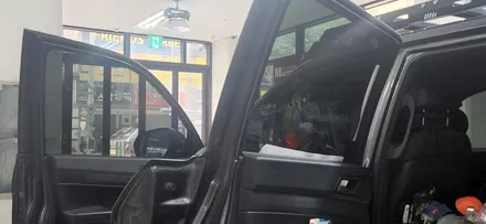 렉스턴스포츠 에 블루와 그린색상의 썬팅 나노세라믹필름썬팅 / 안산 단원구 초지동