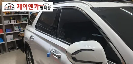 팰리세이드 전면/측후방 나노썬팅 이지엘이디 스마트통합모듈 장착 / 안산 단원구 초지동