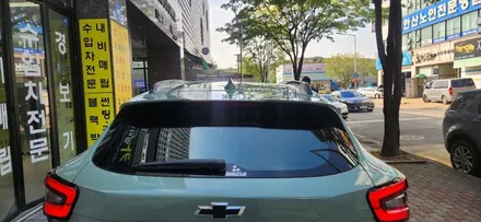 신형 트랙스 신차패키지 나노필름 NF9R 썬팅과 파인뷰LXQ500블랙박스 와  zenulease세라믹유리막코팅 작업 / 안산 단원구 초지동