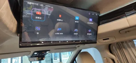 4세대 카니발리무진 차량에 XM천장모니터29인치와 카존LED엠비언트작업~ / 안산 단원구 초지동