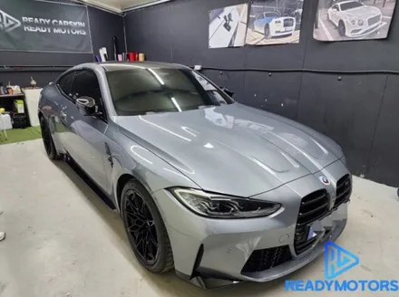 BMW M4 Competition 신차출고 후, PPF 랩핑작업을위해 일산 성석동 랩핑 PPF 전문 제이엔제이 컴퍼니 입고! 본네트와 휀다 및 헤드라이트까지! 프론트PPF / 고양시 성석동