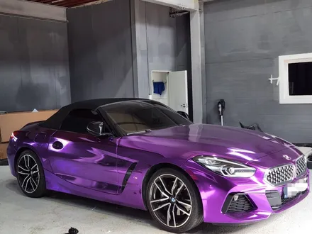 BMW G바디 Z4 20i, 퍼플크롬 전체랩핑차량, 다시 순정도장으로! 차량판매로인한 전체랩핑 제거! 자동차랩핑 시공 및 제거도 역시 경기도 파주 제이엔제이컴퍼니! / 고양시 성석동