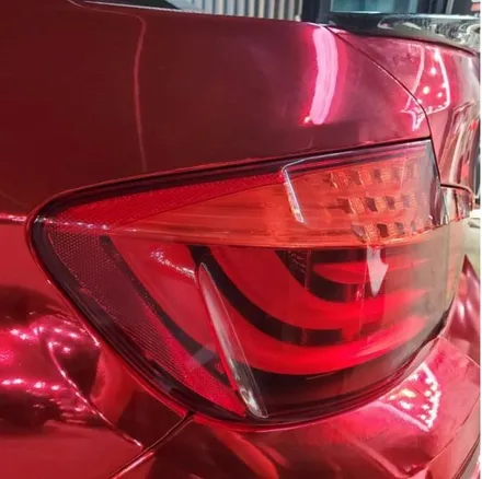 BMW F10 528i 순정 지중해블루 도장에서, 화려한 레드 크롬 전체랩핑! 이 모든것은 파주운정 제이엔제이컴퍼니에서! [서울랩핑,일산랩핑,김포랩핑,인천랩핑] / 고양시 성석동