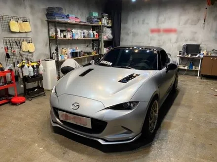 마쯔다 MX-5 소프트탑, 유광블랙 순정도장에서 3M 사틴화이트 알루미늄 전체랩핑! (Mazda MX-5 miata) 일산성석동 랩핑은 제이엔제이컴퍼니에서! / 고양시 성석동